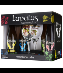 Lupulus Giftpack 4 flessen + 2 glazen