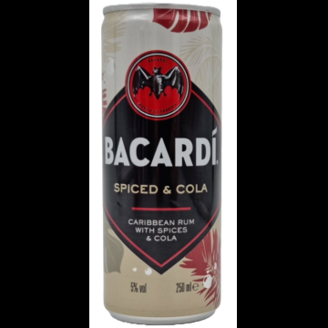 Bacardi Spiced & Cola Blik